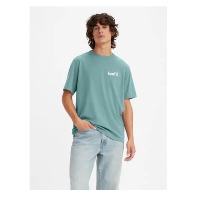Levi's Тишърт Poster Chest Pastel 161430744 Син Loose Fit (Poster Chest Pastel 161430744)