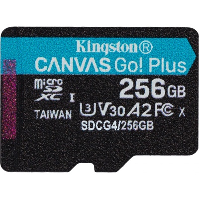 Kingston Canvas Go Plus A2 Micro SDXC 256GB SDCG4/256GBSP