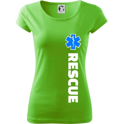 Rescue pre záchranárov Pure dámske tričko Apple Green