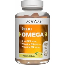 Activlab Gummies Omega 3 60 gummies Limetka Citrus