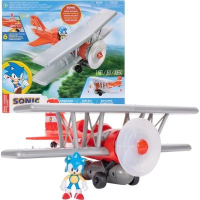 Sonic The Hedgehog Tornado Biplane set s figurkou od Jakks Pacific