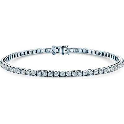 SAVICKI Tenisový náramok biele zlato s diamantmi 1.980 ct 3 mm 19 cm - SAV-B-TENIS-19CM-30SZ-20K-585-BDNAT-B