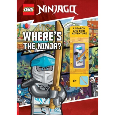 LEGO NINJAGO: Where’s the Ninja? A Search and Find Adventure (with Zane minifigure) - Buster Books, LEGO