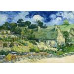 Enjoy - Puzzle Vincent Van Gogh: Thatched Cottages at Cordeville - 1 000 piese