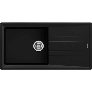 Teka Гранитна мивка, обръщаема, за шкаф 60 см Stone 60 L-TG ЧЕРНА (М.1020.ЧЕ) - bay Мивка за вграждане