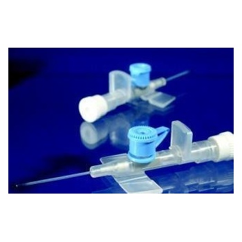 B D Bd АБОКАТ ВЕНОЗЕН ДВУПЪТЕН С КРИЛА 20 g 1 1/4 50 броя/ bd induweeling cannula with valve flaps 20g 1 1/4