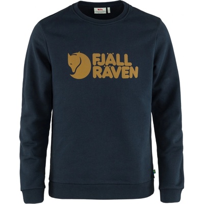 Fjällräven Logo Sweater tmavě modrá – Zboží Dáma