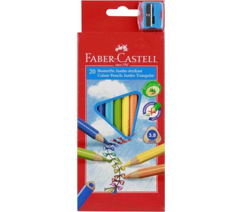 Faber-Castell 116520 Junior Triangular 20ks