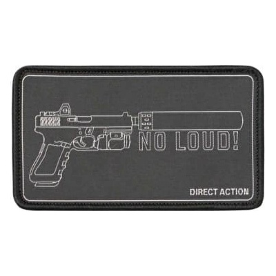 DIRECT ACTION Nášivka NO LOUD! velcro