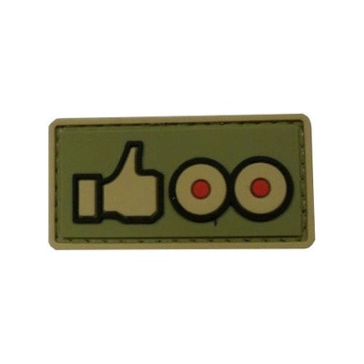 ARMED PATCHES PVC nášivka Like