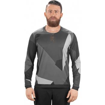Cube dlhý AM Round Neck Grey camo