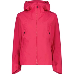 CMP Дамско водоустойчиво яке CMP Women's 2 Layer Jacket Fix Hood Waterproof jacket - Magenta - размер 46 (EU) (102-4532-0817)