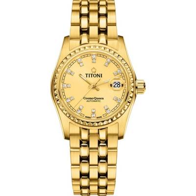 TITONI CosmoQueen Automatic 729G-306 - Дамски часовник (729G-306)