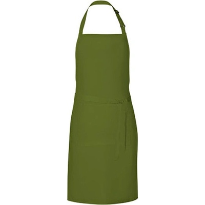 Link Kitchen Wear Unisex grilovací zástěra X987 Olive Pantone 378 85x72cm
