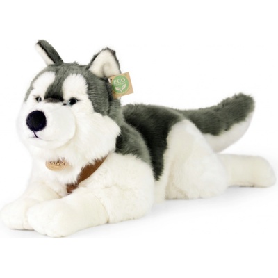Eco-Friendly pes husky s postrojom ležiaci 60 cm