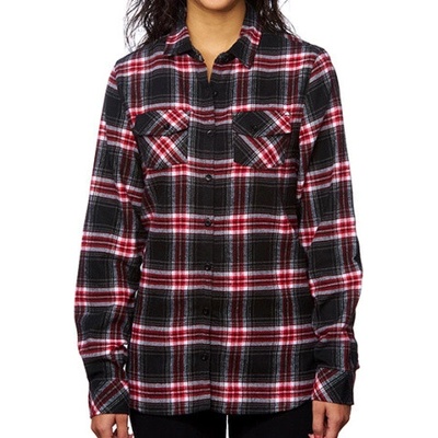 Burnside Dámska flanelová košeľa BU5210 Red Check