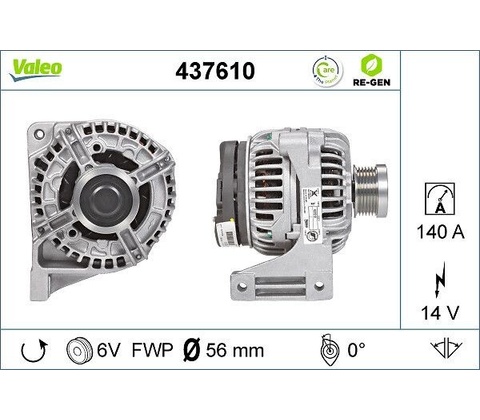 Alternátor VALEO 437610