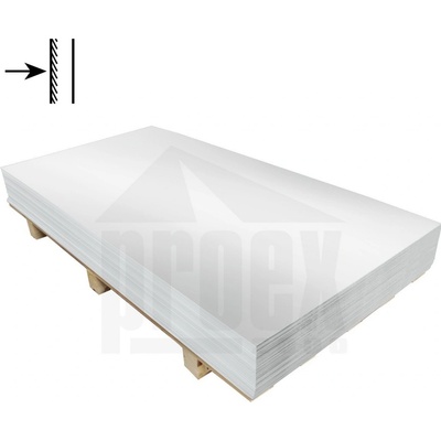 KJG Tabule jednostranná 0,55 x 1250 x 2000 mm hliník bílá