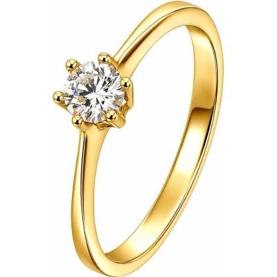 Zlaton Prsten žluté zlato kámen s osazeným zirkonem O13012610488