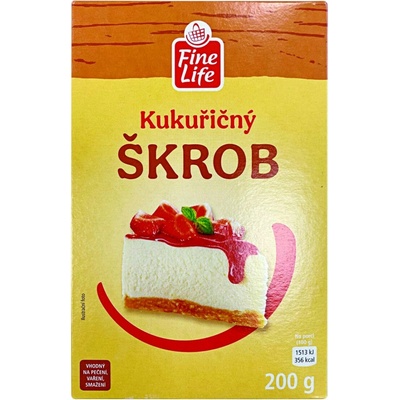 Fine Life Škrob kukuřičný 9 x 200 g