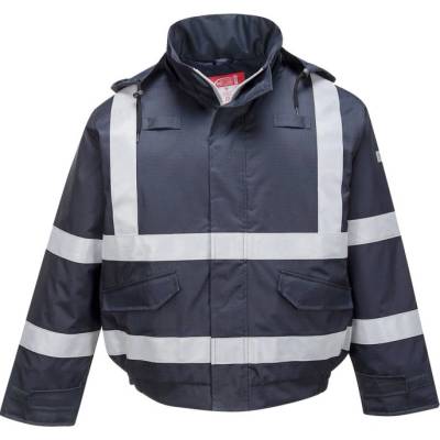 PORTWEST Bunda Bomber Bizflame Rain FR Multi Protection S783, zateplená POR-S783NAR6XL Navy 6XL