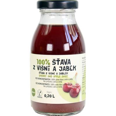 Zdravo 100% višnovo jablková šťáva 200 ml