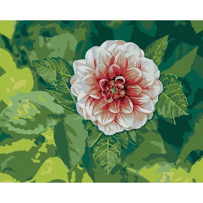 Zuty Malování Podle Čísel Jiřina Mezi Listy 80 x 100 cm Plátno Rám