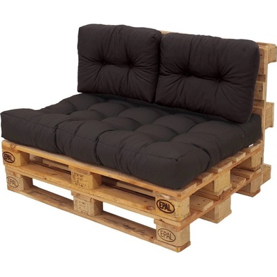 CountrySide Exclusive antracit 1x polstr 120x80cm + 2x polštář 60x40 cm – Zboží Dáma