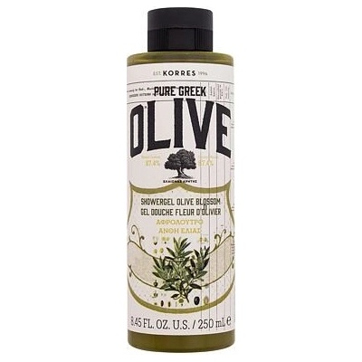 Korres Pure Greek Olive sprchovací gél s gréckym extra panenským olivovým olejom s vôňou olivového kvetu 250 ml