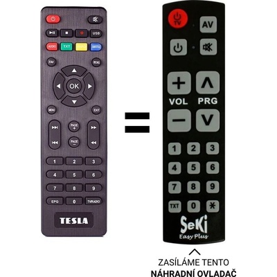 Dálkový ovladač Senior TESLA TE-310