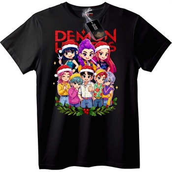 NOONEBRAND Тениска Demon Slayer Коледа Chibi - 2XL, White