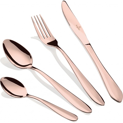 Súprava cestovných príborov nerez 4 ks Rose Gold Collection