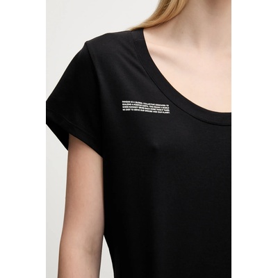PANGAIA Памучна тениска Pangaia Lightweight Scoop Neck T-Shirt (10002565)