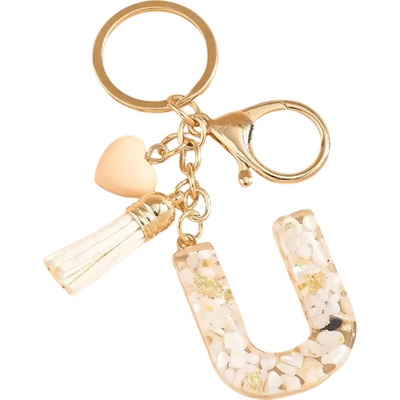 HARAHU Ключодържател Азбука - u / Бяла kp37817 (37817)