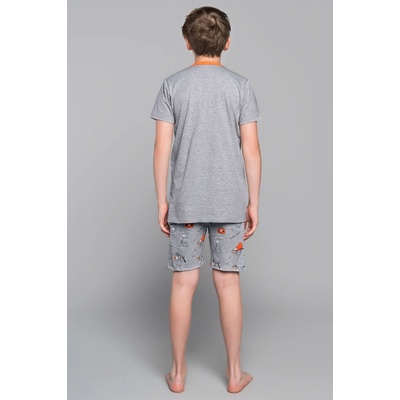 Chlapčenské pyžamo Bafi sivá