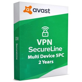 Avast SecureLine VPN - 10 устройства / 2 години електронен лиценз електронен лиценз