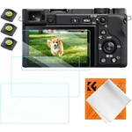 K& F Concept Протектор за LCD дислпей за Sony NEX 7, NEX 6, NEX 6L, NEX 5, NEX 3N, A6600, A6100, A6400, A6300, A6000, A5000 стъкло 0, 3 mm 3бр