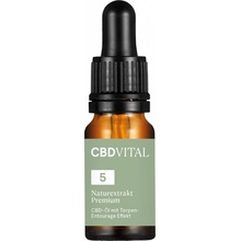 CBD Vital Prírodný Extract PREMIUM CBD Oil 5% 500 mg 10 ml