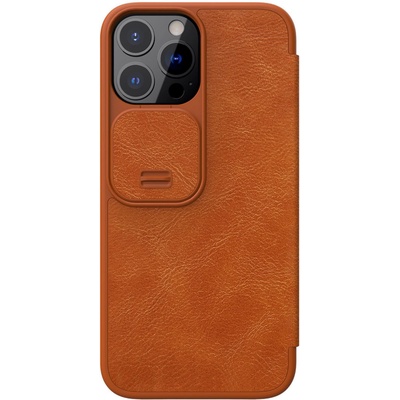 Nillkin Калъф Nillkin Qin Book PRO Case за Apple iPhone 13 Pro Max - Кафяв (6902048226685)