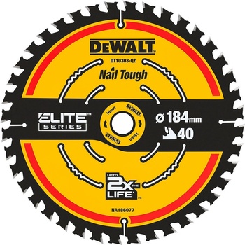 DeWALT DT10303 Pílový kotúč EXTREME,184 x 16 mm, 40 zubov