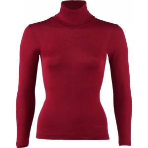 Engel Дамско копринено термобельо Engel Women's Long-Sleeved Roll Neck Silk base layer - Mallow - размер 38/40 (EU) (114-1947-0213)