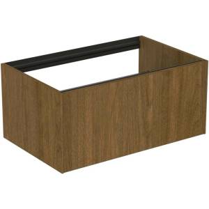 Ideal Standard Atelier Conca стенен долен шкаф, цвят тъмен орех, 1 чекмедже, 80 см (T3985Y5)