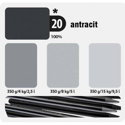KITTFORT COLORLINE 2v1 0,35 kg Antracit