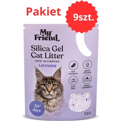 My Friend silikónová podstielka Silica Lavender 9 x 3,8 l