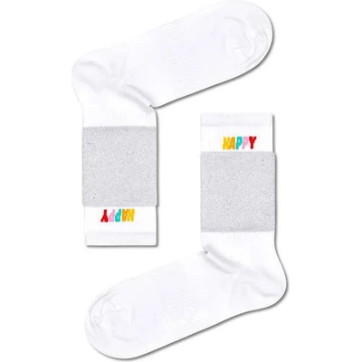 Чорапи Happy socks Cuff 3/4 Crew long socks - White (Multicolor)