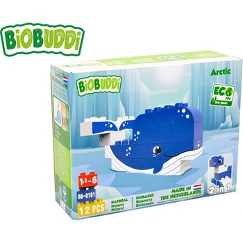 BiOBUDDi Wildlife Arctic 2 v1 velryba/lachtan 12 ks