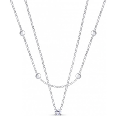 Biju Dvojitý řetízek z chirurgické oceli 3002462