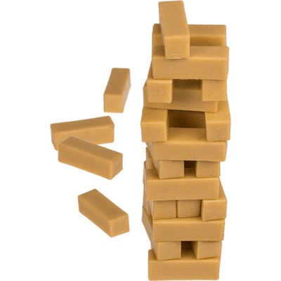 Mini hry v plechovém boxu 4 různé druhy Puzzle věž