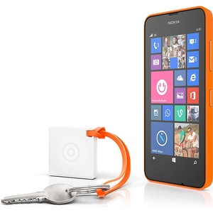Nokia Безжичен сензор за намиране на вещи за Nokia смартфони - Nokia Key Finder Treasure Tag WS-10 mini (бял)
