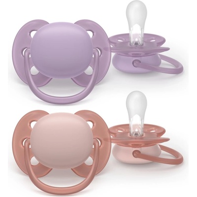 Philips Ultrasoft SCF091/43 6-18 m биберон Girl 2 бр